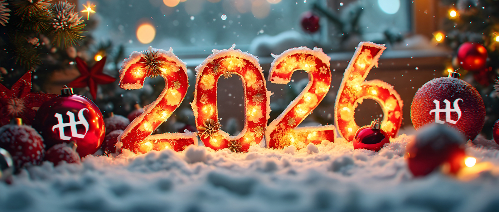 Wir stoßen an auf ein frohes neues Jahr 2026.